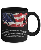 US Patriot Mug - Give Me Your Tired, Your Poor - Statue of Liberty Quote - The VIP Emporium