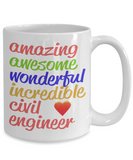 Amazing Awesome Civil Engineer Gift Mug - The VIP Emporium