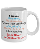Elementary Teaching Assistant Appreciation Gift Mug - The VIP Emporium