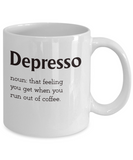 Coffee Addict Gift Mug - Depresso - The VIP Emporium