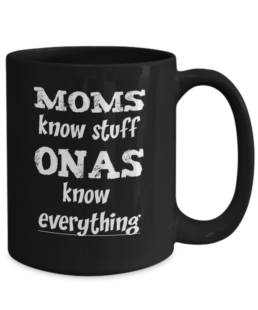 Ona Gift Mug - Onas Know Everything - The VIP Emporium