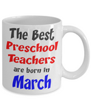 Preschool Teacher March Birthday Gift - The VIP Emporium