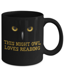 Book Lover Gift Mug - This Night Owl Loves Reading - The VIP Emporium