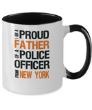 Father of New York Police Officer - Ceramic Two-Tone Mug - The VIP Emporium