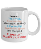 Elementary Teacher's Assistant Appreciation Gift Mug - The VIP Emporium