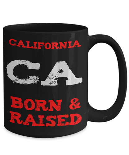 California Born Gift Mug - Gift for Californian - The VIP Emporium