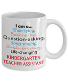 Kindergarten Teacher Assistant Appreciation Gift Mug - The VIP Emporium