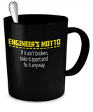 Engineer's Motto Mug - The VIP Emporium