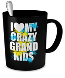Crazy Grand Kids Mug - Grandma Gift - Gift for Papa - The VIP Emporium