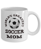 World's Greatest Soccer Mom - Ceramic Gift Mug - The VIP Emporium