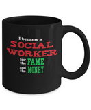 Social Worker Mug - Sarcastic Humor - Gift Idea - The VIP Emporium