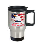 Patriot Day Travel Mug - Home of the Brave - The VIP Emporium