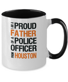 Father of Houston Police Officer - Ceramic Two-Tone Mug - The VIP Emporium