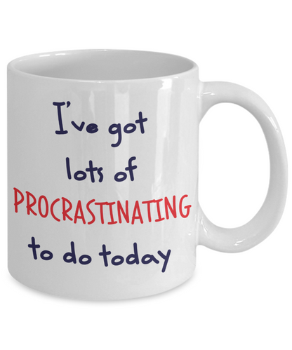 Procrastinating plans mug - The VIP Emporium