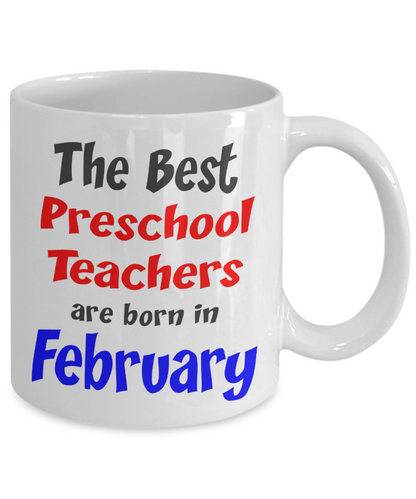 Preschool Teacher February Birthday gift - The VIP Emporium