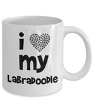 I Love My Labradoodle - Gift Mug for Labradoodle Mom or Dad - 11oz Quality Ceramic - The VIP Emporium