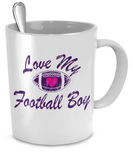 Love My Football Boy mug - The VIP Emporium