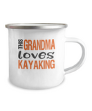 Kayaking Grandma Camper Mug
