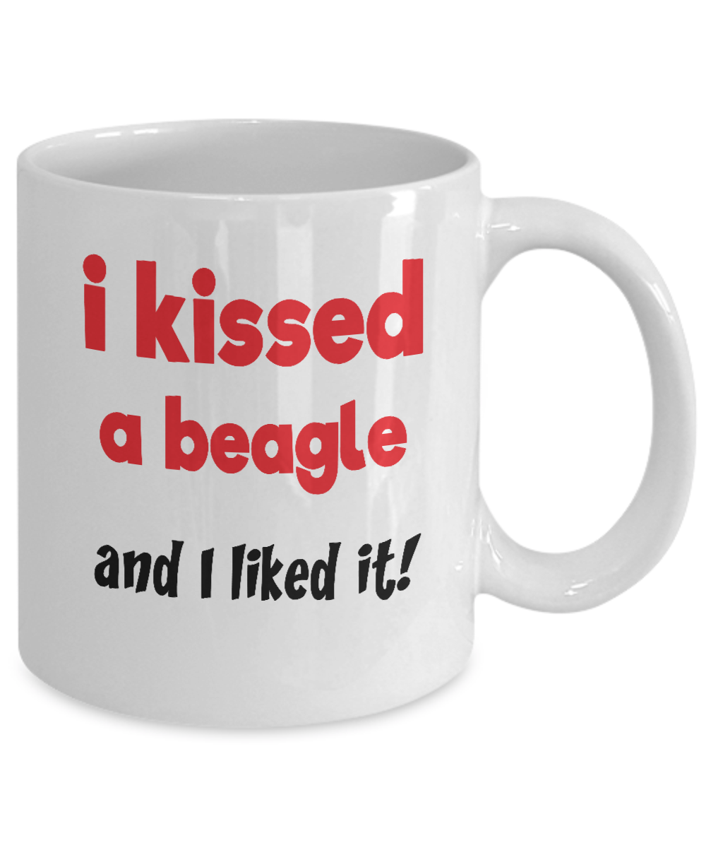 Beagle Dog Lover Gift Mug - I Kissed a Beagle - The VIP Emporium