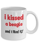 Beagle Dog Lover Gift Mug - I Kissed a Beagle - The VIP Emporium