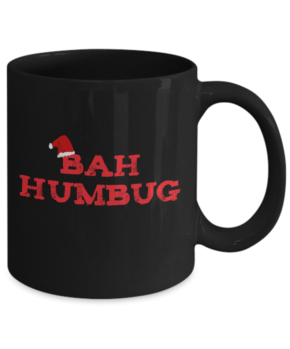 Bah Humbug funny Christmas mug for Scrooge - The VIP Emporium