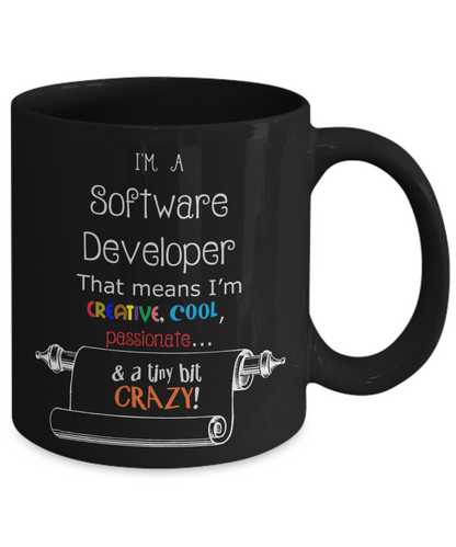 Crazy Software Developer mug - The VIP Emporium