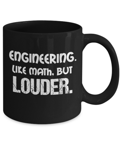 Engineering Mug - Like Math but Louder - The VIP Emporium