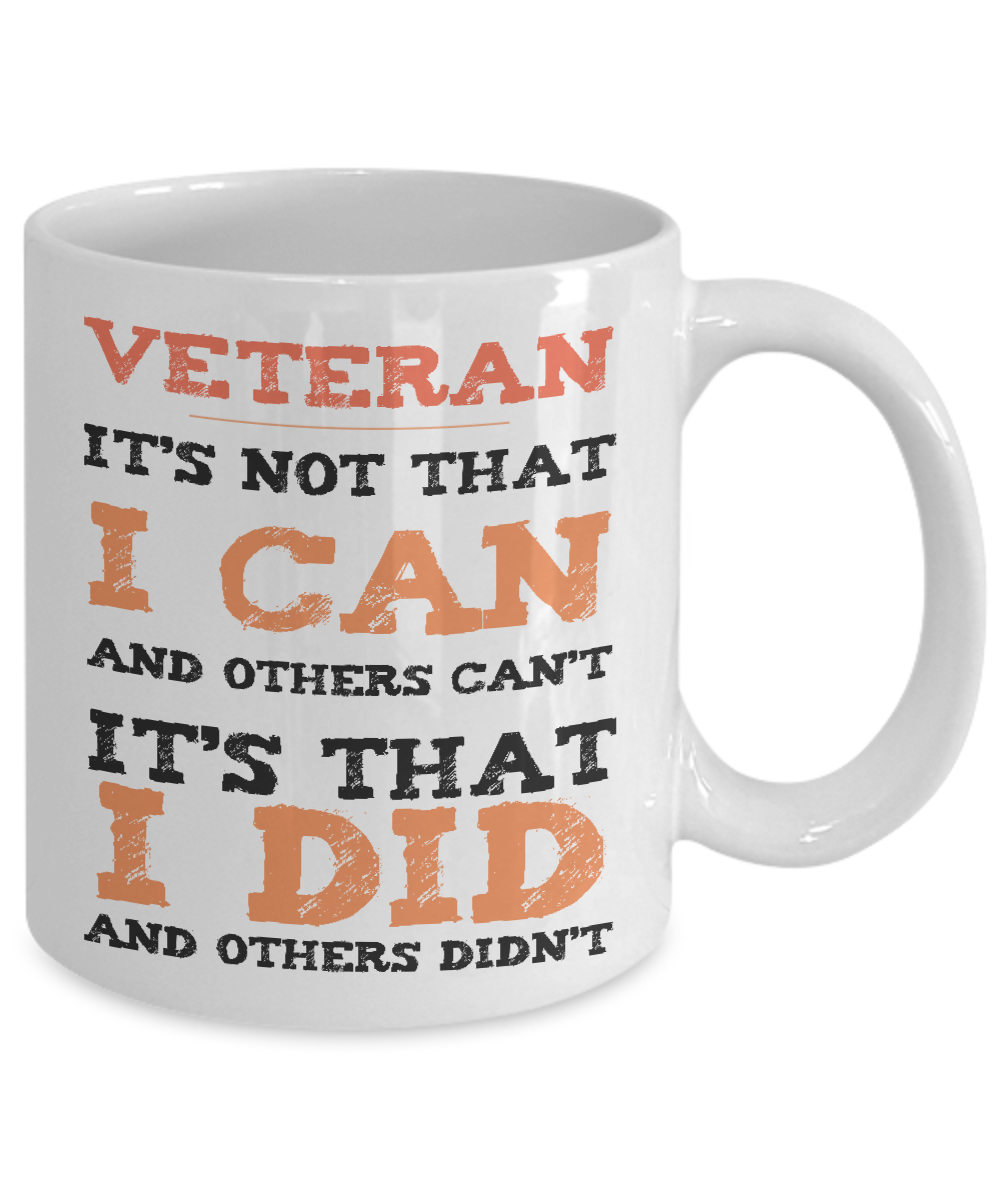 Veteran Inspirational Mug - The VIP Emporium