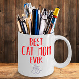 Best Cat Mom Ever Coffee Mug - The VIP Emporium