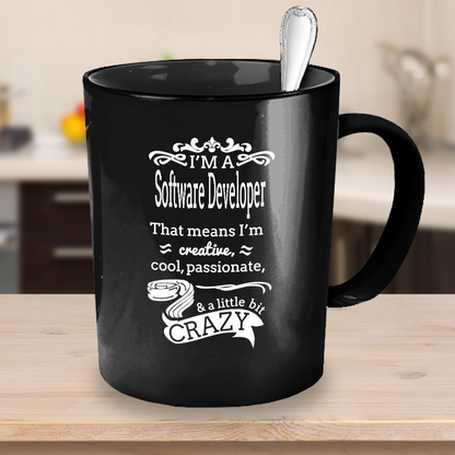 Crazy Software Developer Mug - The VIP Emporium