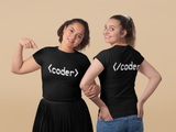 Image showing coder shirt on front and back of t-shirt
