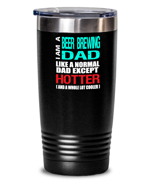 Beer Brewing Dad Insulated Tumbler - 20oz or 30oz - Hot and Cold Drinks - Funny Gift - The VIP Emporium