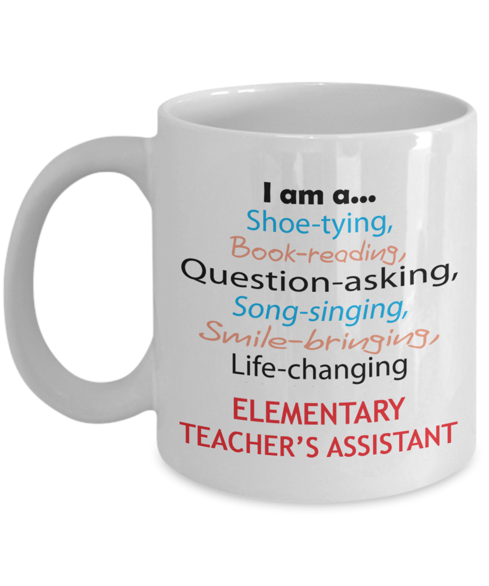 Elementary Teacher's Assistant Appreciation Gift Mug - The VIP Emporium
