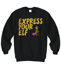 Express Your Elf fun Christmas Shirt - The VIP Emporium