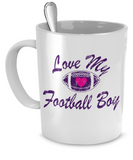 Love My Football Boy mug - The VIP Emporium