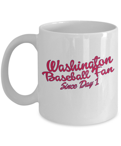 Washington Baseball Fan Mug - The VIP Emporium