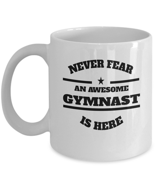 Awesome Gymnast Gift Coffee Mug - Never Fear - The VIP Emporium