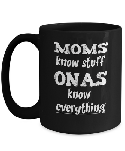 Ona Gift Mug - Onas Know Everything - The VIP Emporium