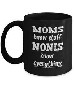 Noni Gift Coffee Mug - Nonis Know Everything - The VIP Emporium