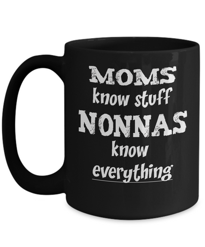 Nonna Gift Coffee Mug - Nonnas Know Everything - The VIP Emporium
