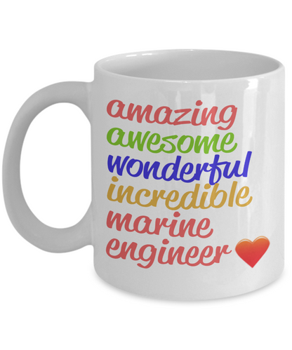 Amazing Awesome Marine Engineer Gift Mug - The VIP Emporium