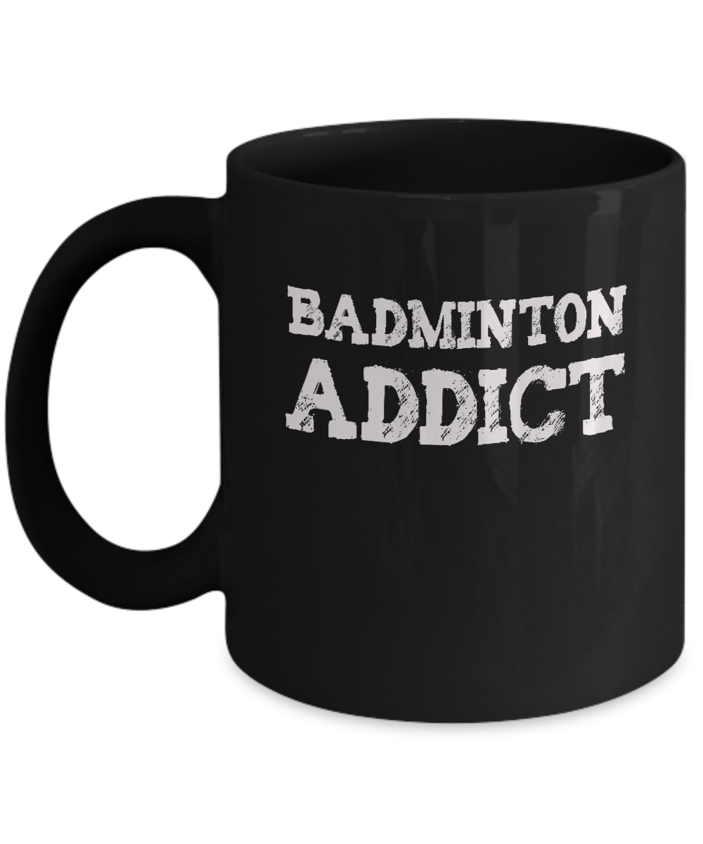 Badminton Addict Gift Mug - The VIP Emporium