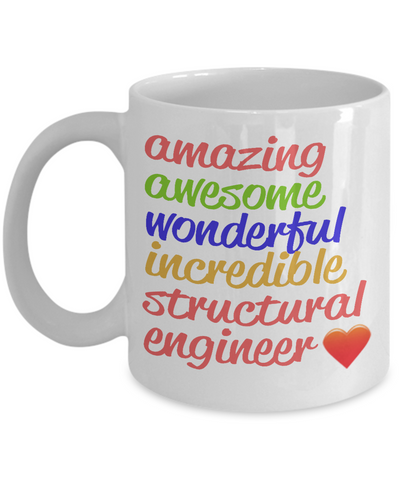 Amazing Awesome Structural Engineer Gift Mug - The VIP Emporium