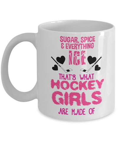 ice Hockey Girls Mug - The VIP Emporium