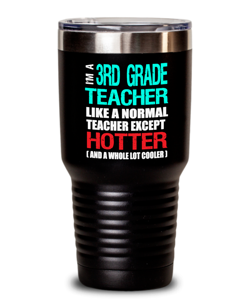 Third Grade Teacher Appreciation Gift Tumbler - Vacuum Insulated Stainless Steel - The VIP Emporium