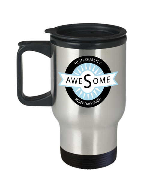 Best Dad Ever Travel Mug - Gift for Awesome Dad - The VIP Emporium