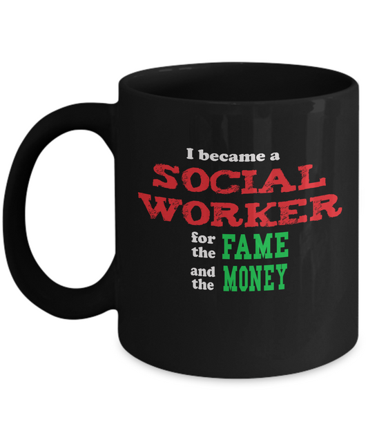 Social Worker Mug - Sarcastic Humor - Gift Idea - The VIP Emporium