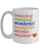 Amazing Awesome Marine Engineer Gift Mug - The VIP Emporium
