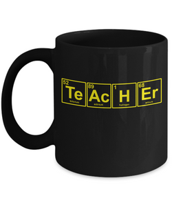 Fun teacher gift mug - Chemical Symbols - The VIP Emporium
