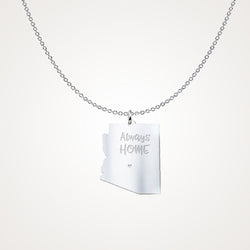 Arizona - Always Home - Unique Solid Sterling Silver Necklace - The VIP Emporium